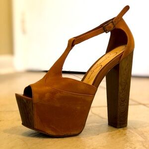 🍂Jessica Simpson JS-Dany Platforms- Burnt Umber🍂